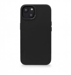 iPhone 14 Plus Case Leather Backcover Black