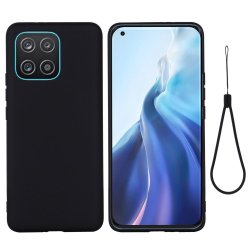 Samsung Galaxy A03 Case with Strap Silicone Black
