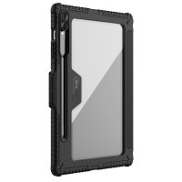 Samsung Galaxy Tab S9 Plus/S10 Plus Cover Bumper Leather Case Pro Black