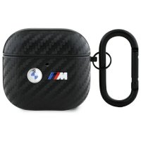 AirPods 4 Case Carbon Double Logo Black