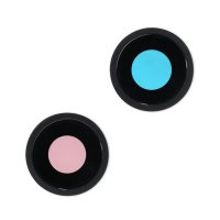 Camera lens with metal frame for iPhone 15 and 15 Plus - Black