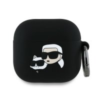 AirPods 4 Case Karl & Choupette 3D Black