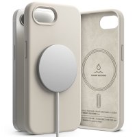 iPhone 16e/iPhone 17e Case Silicone Magnetic Stone