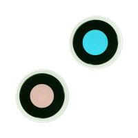 Camera lens with metal frame for iPhone 15 and 15 Plus - Green
