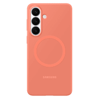Original Galaxy S26 Case Silicone Magnet Case Coral Red