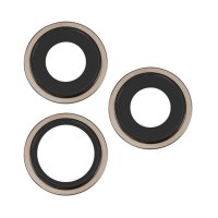 Camera lens with metal frame for iPhone 15 Pro Max - Natural Titanium