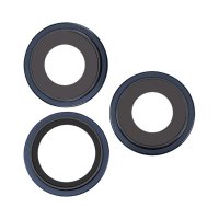 Camera lens with metal frame for iPhone 15 Pro Max - Blue