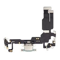 Charging connector with flex cable for iPhone 15 Plus - Green