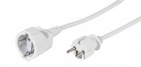 Power extension cable 10m White