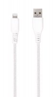 Cable Longlife Braided USB-A/Lightning 0.5m White