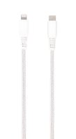 Cable Longlife Braided USB-C/Lightning 0.5m White