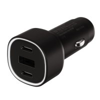 Car charger Super Fast PD 60W USB-A/USB-C Black