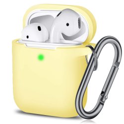 AirPods (1/2) Case PodSkinz KeyChain Series Yellow