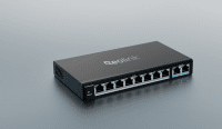 10-port PoE switch with 120W PoE power management