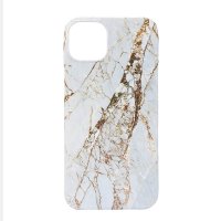 iPhone 15 Plus Case MagSeries White Rino Marble