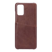 Samsung Galaxy S20 Plus Case with a Card Slot Brown
