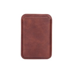 Magnetic Card Holder MagSafe Brown