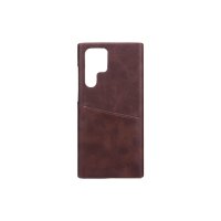 Samsung Galaxy S22 Ultra Case with a Card Slot Brown