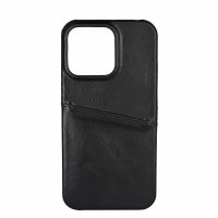 iPhone 13 Pro Case Backcover with Card Slot Black