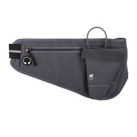 Sport MidjeBelt Premium 6" Grey Pocket for Phone and Water Bottle
