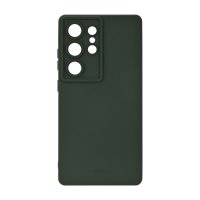 Samsung Galaxy S25 Ultra Case Silicone Touch Olive Green