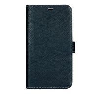 iPhone X/Xs Cover Genuine Leather Blue