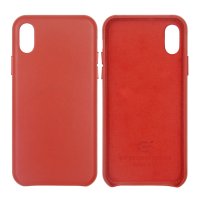 iPhone X/iPhone Xs Case Leather Red