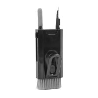 8-in-1 Multifunctional Electronic Cleaner for Mobile Phones, Headphones and Computers - Black