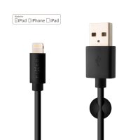 Cable USB-A/Lightning 2m Black