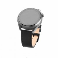 Samsung Galaxy Watch 22mm Band Leather Strap Black