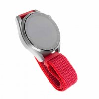 Samsung Galaxy Watch 20mm Band Nylon Strap Red