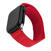 Apple Watch 38/40/41/42mm Band Nylon Sporty Strap Red