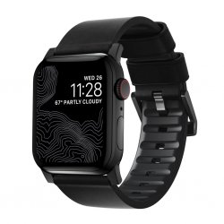 Apple Watch 44/45/46mm/Apple Watch Ultra Band Active Band Pro Black Hardware Svart