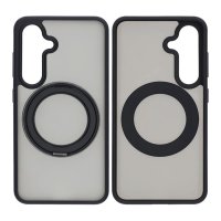 Samsung Galaxy S24 Case Rotatable Stand Black