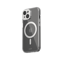 iPhone 15 Case iGlaze MagSafe Luna Silver