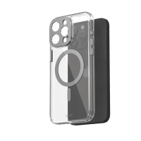 iPhone 15 Pro Max Case iGlaze MagSafe Meteorite Gray