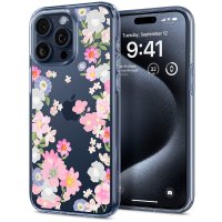 iPhone 15 Pro Case Liquid Crystal Blossom