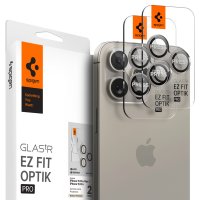 iPhone 15 Pro/iPhone 15 Pro Max Camera Protector GLAS.tR EZ Fit Optik Pro 2-pack Natural Titanium