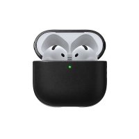 AirPods 4 Case Modern Leather Case Black
