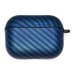 AirPods Pro 2 Case Carbon Fiber Texture Black Blue