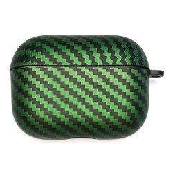 AirPods Pro 2 Case Carbon Fiber Texture Black Green