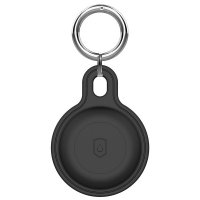 AirTag Holder Keychain Outdoor Black