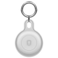 AirTag Holder Keychain Outdoor White