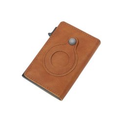 AirTag Wallet Pop Up-Card Holder Brown