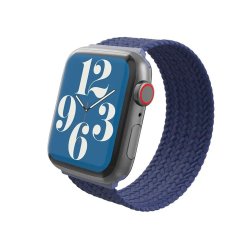 Apple Watch 38/40/41/42mm Band Braided Watch Band Large Navy Blue