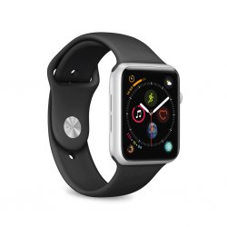 Apple Watch 38/40/41/42mm Band ICON Silicone Band Black