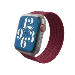 Apple Watch 44/45/46mm/Apple Watch Ultra Band Braided Watch Band Medium Wine