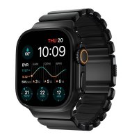 Apple Watch 44/45/46mm/Ultra 49mm Band Stratos Band Black Ultra Orange