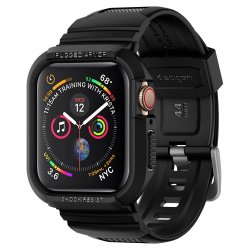 Apple Watch 44/45mm Case with Band Rugged Armor Pro Black
