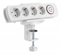 OFFICE Clamp-on power strip holder for desk